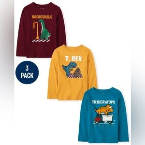 3/$10 Toddler Boys Dino Graphic Tee 3-Pack - 2T